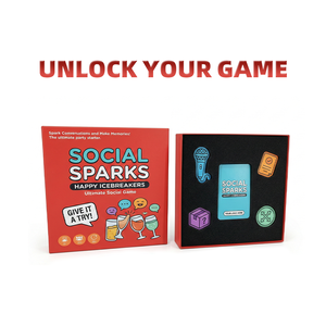 Caja Exquisita con Inserto Anticolisión para Celebraciones, Bebidas y Juegos de Póker, con Papel de Arte de 300 g/m², Borde Holográfico Dorado y Diseños Personalizados - Product Image 2