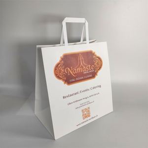 Bolsas de Regalo de Papel Kraft con Asas para Productos de Cuidado de la Piel, Impresión Personalizada KM, Reciclables - Product Image 4