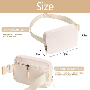 סיטונאי לבן מקופסת אבזם רחב חגורה רחבה שקית crossbody עבור נשים שקית בום - Product Image 6
