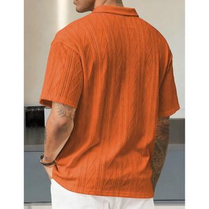 Camisa Polo para Hombre FOXA, Tejido Texturizado, Manga Corta, Transpirable, Informal, para Golf, Verano - Product Image 2
