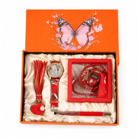 Coffret Cadeau Festif pour Femme : Perles de Prière, Montre Tendance, Lunettes de Soleil, Stylo en Cristal – Kit Complet pour les Fêtes
