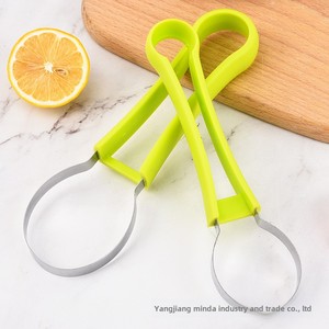 Three-In-One Stainless Steel Fruit Ball Digger Separator Carving Knife Platter Tool Set Manual Corers by Yangjiang Factory - Product Image 3