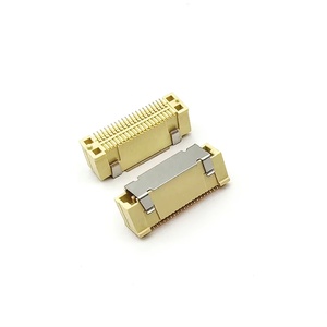 ขั้วต่อบอร์ดต่อบอร์ดแบบมีขา ระยะห่าง 0.8 มม. ความสูง 7.6 มม. ความกว้างขา SMT 5.8 มม. พร้อมโพสต์ 40P - Product Image 1