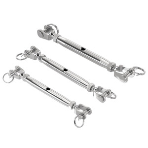 304 Stainless Steel Enclosed Turnbuckle M5 M24 Wire Rope Tensioner Chain Tensioner Mechanical Use - Product Image 1