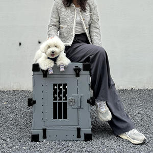 Accessori per Cyber Truck, pieghevole in alluminio resistente cassa per cani animale domestico gabbia di metallo - Product Image 4