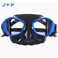 Masque de plongée sous-marine JYF Brand Fashion avec champ de vision haute définition et verres en verre trempé