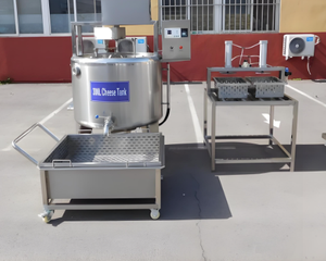 Réservoir de fermentation du fromage en acier inoxydable 304 à haute productivité, pompe, moteur 9KW, 380V, contrôle automatique, roulement, utilisation en usine laitière - Product Image 6