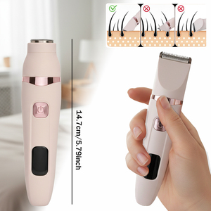 Afeitadora Eléctrica <span class=keywords><strong>para</strong></span> Hombres y Mujeres - Recortadora de Vello Corporal, Axilas y Partes Íntimas, Depiladora Impermeable USB de Plástico <span class=keywords><strong>para</strong></span> Uso Doméstico - Product Image 6