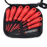 Kit de tournevis magnétique, outils à main dédiés par des électricien, tournevis magnétique isolé à fente