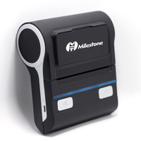 Milestone MHT-P8001 Mini Usb Gigi Biru 80Mm Printer USB Portabel Nirkabel Printer Penerimaan Termal Ponsel