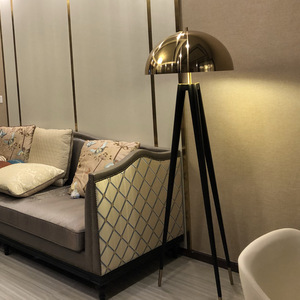 Postmodern Creative Office & <b>Study</b> Metal Tripod Floor <b>Lamp</b> Minimalist Unique Living Room & Hotel Decorative LED Light Iron Body - Product Image 4