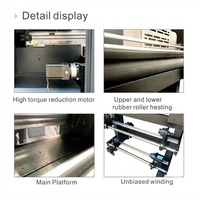 Impresora UV de Etiquetas Estereoscópicas 3D con Doble Laminación de Película A&B, 3 Cabezales I3200 para Impresión en Relieve de Logotipos y Adhesivos para Prendas