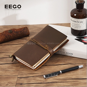 Leder Handwerk Ungefüttertes Papier Seiten Tagebuch Vintage <span class=keywords><strong>Blank</strong></span> Paper Tagebuch Leder Journal Notizbuch - Product Image 2