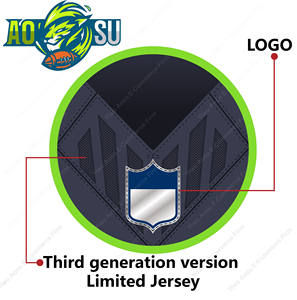 3. Nesil 2025 yeni sınırlı formalar 11 Smith-nnba 14 Darnold 10 Kupp 21 witherstitched dikişli amerikan futbolu formaları - Product Image 3
