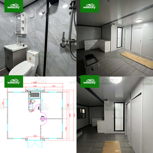 Unidad de Vivienda Modular Prefabricada de 20 pies/40 pies, Tipo Granny Flat, para Campamentos y Viviendas Familiares Pequeñas, Casa Contenedor Expandible - Product Image 4