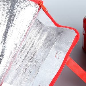 Sac Isotherme Portable en Gros, Sac de Pique-nique Extérieur en Feuille d'Aluminium, Sac Glacière Non-tissé avec Logo Personnalisé Imprimé - Product Image 5