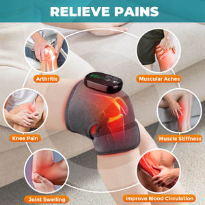 Masajeador de Rodilla Inalámbrico Hailicare de Alta Calidad con Luz Roja de 660nm y 850nm, con Control de Tiempo y Calor para Aliviar el Dolor de Artritis en los Pies - Product Image 2