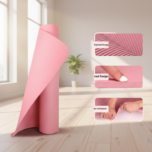 Tapete de <span class=keywords><strong>Yoga</strong></span> KSY NBR Antideslizante, Grueso y Ancho <span class=keywords><strong>para</strong></span> <span class=keywords><strong>Principiantes</strong></span>, 183 cm de Largo, Diseño Plegable <span class=keywords><strong>para</strong></span> Uso Doméstico, Deportes, Danza y <span class=keywords><strong>Yoga</strong></span> - Product Image 1