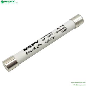 <span class=keywords><strong>Fusible</strong></span> solaire photovoltaïque à haute capacité de rupture NSPV certifié TUV pour système de panneaux solaires DC GPV - Product Image 6