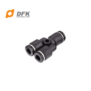 DFK Plastic 3 way Y <b>Connector</b> Enables <b>Quick</b> Installation in EPY4mm Pneumatic Tubing Systems. - Product Image 3