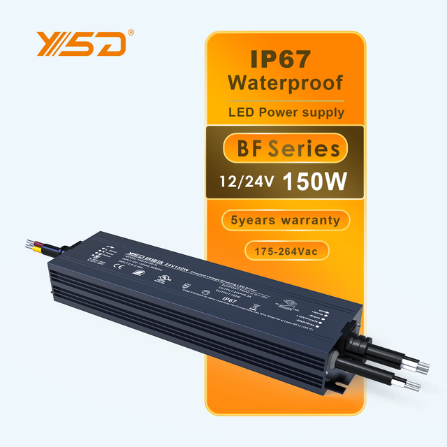 YSD 12V 24V DC LED Power Supply Transformer 60W 100W 100W 150W 200W 300W Triac Dimmable LED Driver for Led Lighting