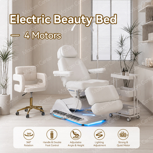 Camilla de Estética Eléctrica de Lujo Madamcenter, <span class=keywords><strong>Plegable</strong></span>, Ajustable, para Tratamientos Faciales y Cosméticos - Product Image 2