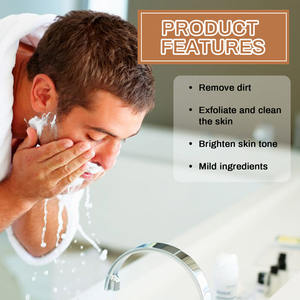 Usine en gros best-seller hommes <span class=keywords><strong>gommage</strong></span> du <span class=keywords><strong>visage</strong></span> vitamine E hydratant nettoyage doux pour peau normale crème rafraîchissante - Product Image 3