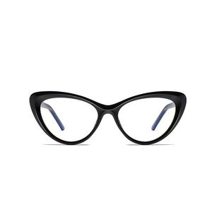 Nouvelles montures de lunettes œil-de-chat TR900 pour femmes, verres PC anti-lumière bleue, monture complète, lunettes de vue tendance M2 9015 - Product Image 5
