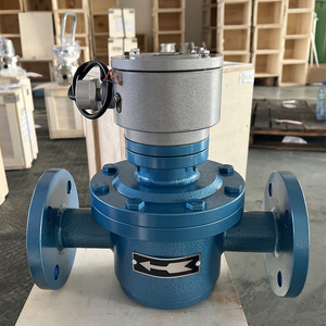 Carbon Steel Oval Gear <b>Flow</b> <b>Meter</b> 4-20mA/Pulse Output for Liquid <b>Water</b> Diesel Fuel Oil Petroleum Resin OEM Customizable - Product Image 2