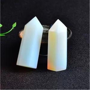 Stones Crystal Point Hit Malachite Tower Stone Healing Opalite Chakra Gemstone Reiki Point