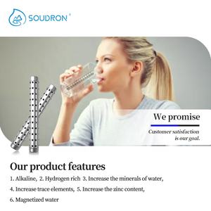 Bâton de filtre à eau alcaline Nano <span class=keywords><strong>pH</strong></span> 8-9.5 Tourmaline ORP -200MV cartouche d'hydrogène 304L bâton acide neutralisé OEM - Product Image 4