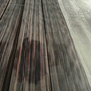 工場AAグレード天然黒檀木ベニヤシート0.5mm厚さホテル家具用 - Product Image 3