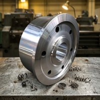 Pièce brute d'engrenage de roue forgée, type engrenage de roue, pièces brutes avec marge de fraisage