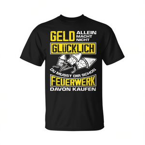 T-shirt pyrotechnique noir pour homme, chemise promotionnelle - Product Image 2