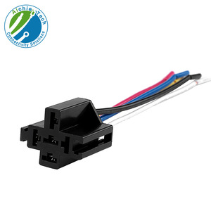 Automotive <b>Relay</b> Socket 5P 12/24V 40A Wire Terminal With Colored Wires For Car Electrical Systems - Product Image 5