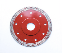 Disque de coupe diamanté céramique 105-230 mm, lame de scie diamantée turbo super fine sinterisée à motif strié pour carrelage
