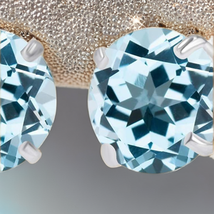925 Sterling Silver 5*7mm Oval Sky <b>Blue</b> Topaz Gemstone <b>Stud</b> Genuine Fine Jewelry Trendy Anniversary Gift <b>Stud</b> <b>Earrings</b> for Women - Product Image 2
