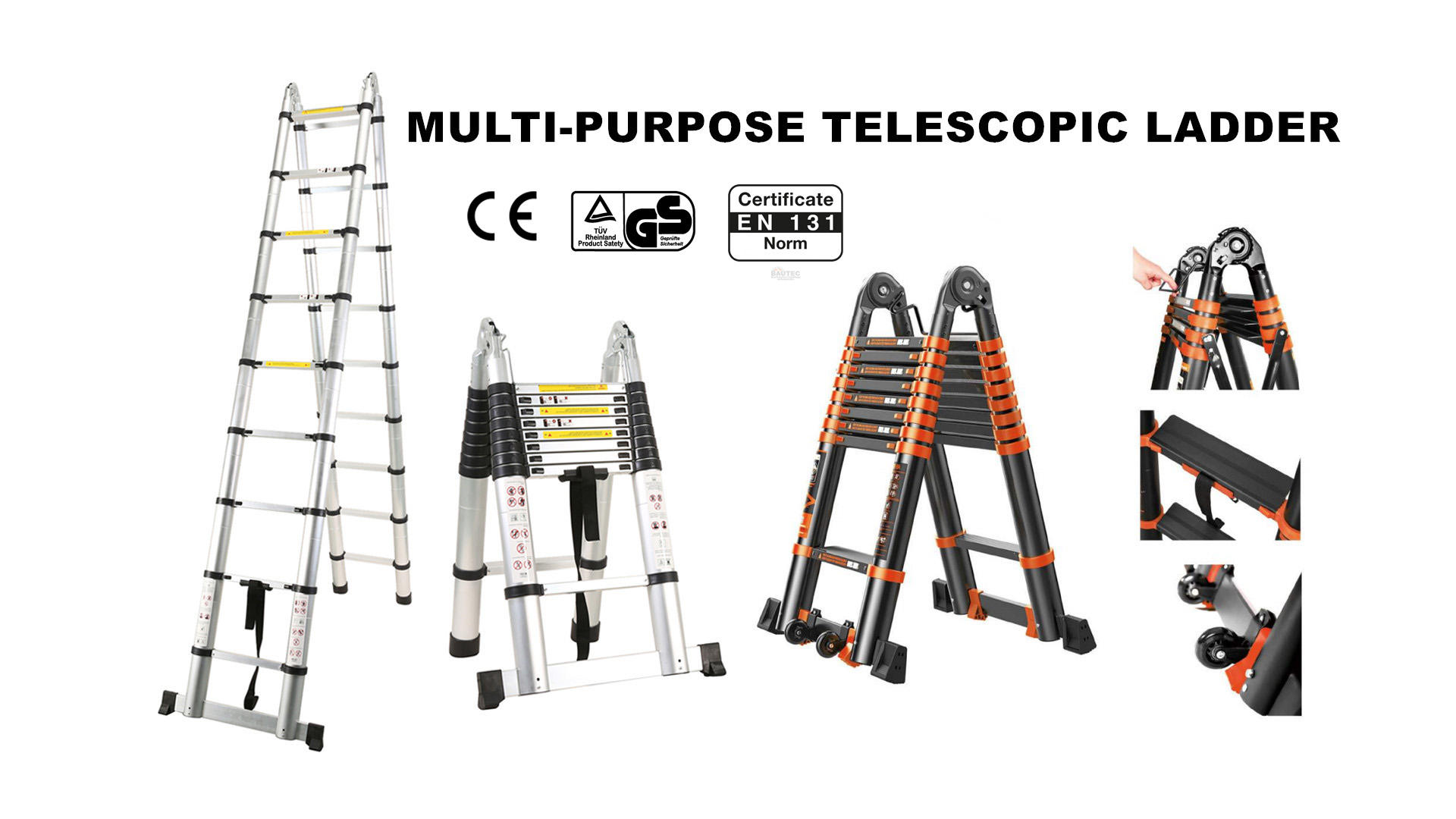Échelles télescopiques polyvalentes