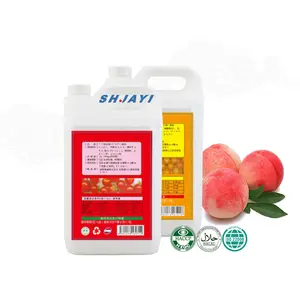 2024 New 50 Times Concentrate Syrup For Beverage Factory Making Peach Flavor Juice Soft Drink Production