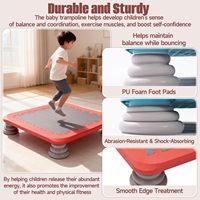 Trampoline pour enfants, équipement d'entraînement sensoriel, planche à rebondir d'intérieur, lit de rebondissement, jouets de fitness pour bébés, planche à sauter pour enfants