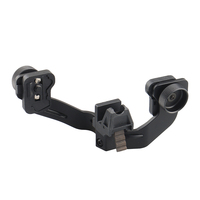 NVG adaptor dudukan kepala ganda NVG taktis, dudukan helm logam perangkat penglihatan malam untuk PVS-14