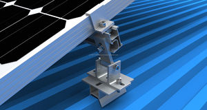 Système de montage solaire optimisé à kit d'inclinaison de 15 à 30 degrés Structure de toit en étain à installation rapide avec angle d'ensoleillement en acier et aluminium - Product Image 4