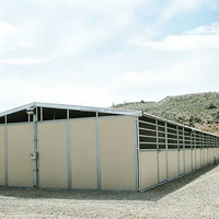Panneaux d'écurie portables économiques et personnalisables en HDPE pour festival équestre