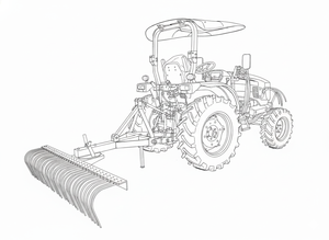 คราดไฮดรอลิก <span class=keywords><strong>ATK</strong></span> สำหรับรถแทรกเตอร์ แบบ 3 จุด สำหรับงานเกษตร ใช้กับเกียร์ สำหรับปรับระดับดิน กำจัดหิน งานหนัก รับประกัน 1 ปี - Product Image 6