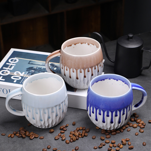 Taza de Café de Cerámica de 600 ml de Gran Capacidad, Diseño Moderno, Apta para Fiestas, Lavavajillas y Microondas - Product Image 3