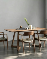 Chaise de salle à manger moderne en cuir avec dossier amovible et pieds en métal – Écologique et durable pour la maison, le bureau, la salle à manger, le salon, la chambre