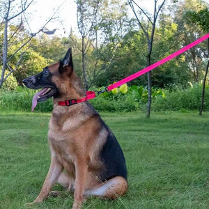 Correa de Entrenamiento para Perros de Nailon Sólido de Lujo Clásico, Reflectante, Duradera, de 150 cm, Correa Retráctil para Mascotas con Manos Libres - Product Image 2
