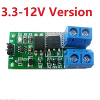 Module de commutation à bascule isolé 3.3V-12V 8A, bistable, à bouton unique, relais LED, électrovanne IO95A01_L