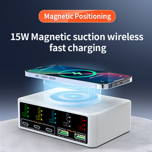 Đa USB Hub sạc không dây 6 thiết bị sạc nhanh trạm cho nhiều thiết bị 5 cổng cho Iphone Huawei Samsung Xiaomi - Product Image 2