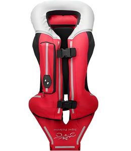 Gilet airbag moto avec bandes réfléchissantes – Tenue de course pour une conduite nocturne plus sûre avec protection dorsale - Product Image 1